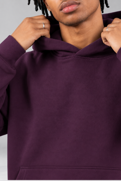 Drop Shoulder Hoodie Winter Bloom